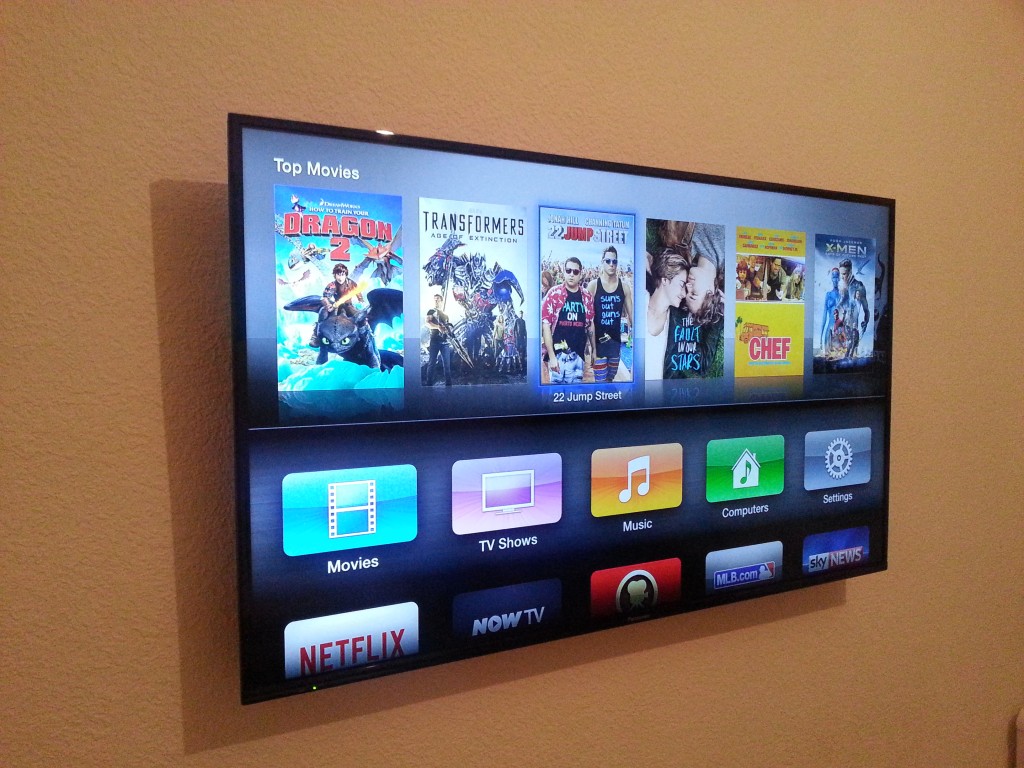 Mounted TV